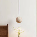 Yellow Travertine Stone Pendant Chandelier by Axyaa - Nordic Bedroom Lighting