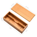 Axyaa Bamboo Cutlery Storage Box for Kitchen and Restaurant Use