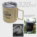 Axyaa 320ml Stainless Steel Double Layer Water Cup for Home, Outdoor, Camping
