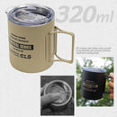 Axyaa 320ml Stainless Steel Double Layer Water Cup for Home, Outdoor, Camping