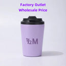 Axyaa 12oz Stainless Steel Insulated Thermal Mug - Vacuum Thermos Travel Cup