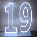 Axyaa Neon Double Digit Acrylic Digital Light for Birthday Party