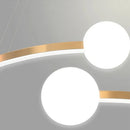 Axyaa Minimalist Artistic Ring Pendant Light for Living Room, Dining Room, Bedroom