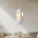 Axyaa White Wabi Sabi E27 LED Pendant Chandelier for Nordic Home Decor