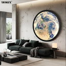 Axya Moon Design LED Wall Lamps for Modern Indoor Lighting