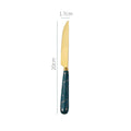 Axyaa Stainless Steel Ceramic Handle Cutlery Set