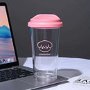 Axyaa Iced American Coffee Cup Tritan Water Bottle for Women