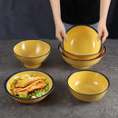 Axyaa Melamine Enamel Rice Bowl Set