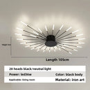 Axyaa Firework Decor LED Ceiling Lights for Living Room Bedroom Kitchen, Nordic Indoor Home Fixture