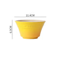 Axyaa 4.5" Ramen Bowls, Set of 8 Colors, Tableware for Kitchen & Dining