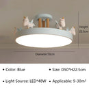 Nordic Modern Unicorn LED Ceiling Lamp for Living Room by Axyaa