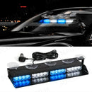 Axyaa 16 LED Car Strobe Emergency Light Bar in Red Blue Amber White