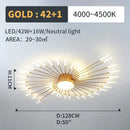 Axyaa LED Ceiling Lamp: Modern Elegant Luxurious Main Light for Bedroom