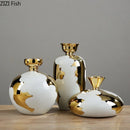 Axyaa Ceramic Vase for Nordic Style Home Decor in Living Room and Wine Cabinet