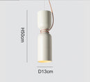 Nordic Cream Chandelier by Axyaa: Small LED Pendant for Restaurant and Bar