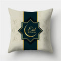 Axyaa Islamic Eid Mubarak Ramadan Cushion Cover for Muslim Home Decor