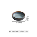 Axyaa Circular Seasoning Dish Set - Molecular Cuisine Snack Plate & Sauce Dish