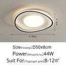 Axyaa Modern Waves LED Ceiling Lamp | Remote Dimmable Living Room Light | Creative Home Decor