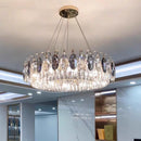 Axyaa Crystal Chandelier: Modern Luxury Lighting for Bedroom & Living Room