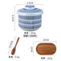 Axyaa Japanese Ceramic Bowl with Lid for Molecular Cuisine and Desserts