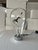 Axyaa Nordic Glass Desk Lamp: Creative Design for Bedside Art Decor & Ambiance