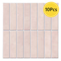 3D Pink Tile Stickers by Axyaa | Self-adhesive for Kitchen & Bathroom | Water Mold Resistant