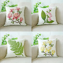 Axyaa Floral & Botanical Pattern Pillow Covers for Sofa, Bedroom, Car - Cushion Cover