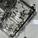 Axyaa Crystal Stair Chandelier LED Ceiling Lamp for Living Room