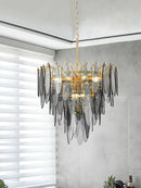 Axyaa Crystal Chandelier for Modern Luxury Living Room and Dining Hall