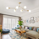 Axyaa LED Branch Chandelier: Modern Loft Ceiling Light for Kitchen & Living Room