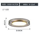 Axyaa Nordic LED Ceiling Lamp Copper Home Decor for Bedroom, Restaurant, Study
