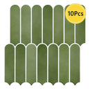 Axyaa Fish Scale Tile Sticker: Self-adhesive Backsplash 30x30cm, Kitchen Bathroom Waterproof