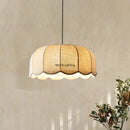 Axyaa Wavy Fabric Pendant Light: Nordic Style Chandelier for Bedroom & Restaurant decor