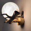 Axyaa All Copper Marble Wall Lamp Modern Living Room Background LED Wall Lamp