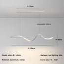 Axyaa Modern Minimalist Curve LED Pendant Light for Dining Room, Bar, Kitchen - Home Decor Fixture
