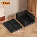 Axyaa Stackable Heavy-Duty Storage Basket for Snacks/Clothes/Toys, Ideal for Living Room/Bedroom