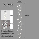 Axyaa Modern Staircase Chandeliers LED Pendant Light for Living Room Home Decor