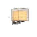 Axyaa Nordic Wall Lamp: Rice Paper & Glass Sconce Light, Modern Design for Bedroom