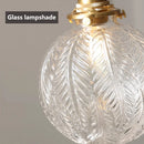 Modern Minimalist LED Glass Ceiling Chandelier by Axyaa