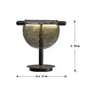 Axyaa Amber Glass Chandelier LED Pendant Light Industrial Nordic Style