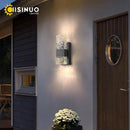 Axyaa Outdoor Dusk to Dawn Wall Sconce - LED Waterproof Porch Light Fixture