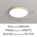 Axyaa Modern LED Ceiling Lamp 5 Colors for Living Room Bedroom Lighting