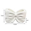 Charming Bowknot Ceramic Toothbrush Holder by Axyaa - Bathroom Storage Rack