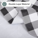 Axyaa Waterproof Buffalo Plaid Tablecloth for Dining Kitchen Outdoors