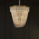 Axyaa Gold Luxury Chandelier for Living Room Dining Hall Island LED Lighting
