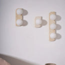 Axyaa Yellow Cave Stone Wall Lamp LED for Hotel Bedroom & Corridor