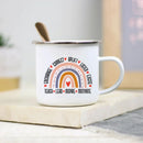 Teacher Enamel Mug by Axyaa - Creative School Water Cup - Perfect Teachers Day Gift