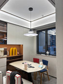 Axyaa Minimalist Round Flying Saucer Chandelier - High-end Designer Restaurant & Bar Lighting