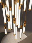 Axyaa Nordic Loft LED Chandelier - Stylish Modern Living Room Lighting