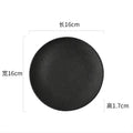 Axyaa Spiral Pattern Ceramic Plate Set, Molecular Cuisine Restaurant Tableware